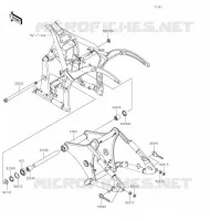 SWINGARM voor Kawasaki VULCAN 900 CUSTOM 2020