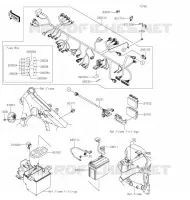 CHASSIS ELECTRICAL EQUIPMENT voor Kawasaki VULCAN 900 CLASSIC LT 2020
