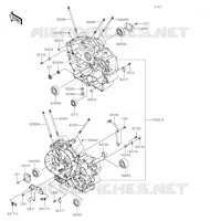 CRANKCASE(S) voor Kawasaki VULCAN 900 CLASSIC LT 2020