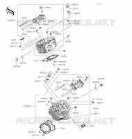 CYLINDER HEAD voor Kawasaki VULCAN 900 CLASSIC LT 2020