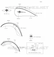 DECALS(Gray/Silver) voor Kawasaki VULCAN 900 CLASSIC LT 2020