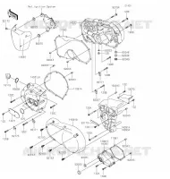 ENGINE COVERS voor Kawasaki VULCAN 900 CLASSIC LT 2020