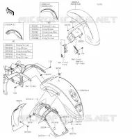 FENDER voor Kawasaki VULCAN 900 CLASSIC LT 2020