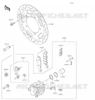 FRONT BRAKE voor Kawasaki VULCAN 900 CLASSIC LT 2020