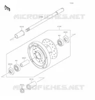 FRONT WHEEL voor Kawasaki VULCAN 900 CLASSIC LT 2020
