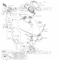 FUEL TANK voor Kawasaki VULCAN 900 CLASSIC LT 2020