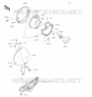 LENS(S) voor Kawasaki VULCAN 900 CLASSIC LT 2020