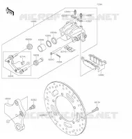 REAR BRAKE voor Kawasaki VULCAN 900 CLASSIC LT 2020