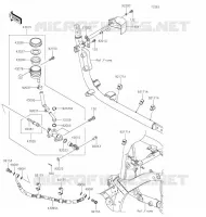 REAR MASTER CYLINDER voor Kawasaki VULCAN 900 CLASSIC LT 2020