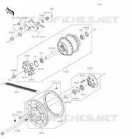REAR WHEEL   CHAIN voor Kawasaki VULCAN 900 CLASSIC LT 2020