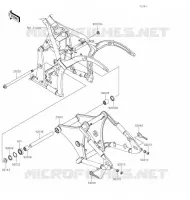 SWINGARM voor Kawasaki VULCAN 900 CLASSIC LT 2020