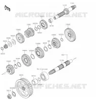 TRANSMISSION voor Kawasaki VULCAN 900 CLASSIC LT 2020