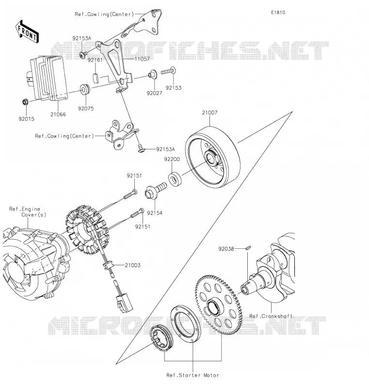 GENERATOR Kawasaki MOTOS 1000 2020 Z1000 R EDITION  ZR1000JLF