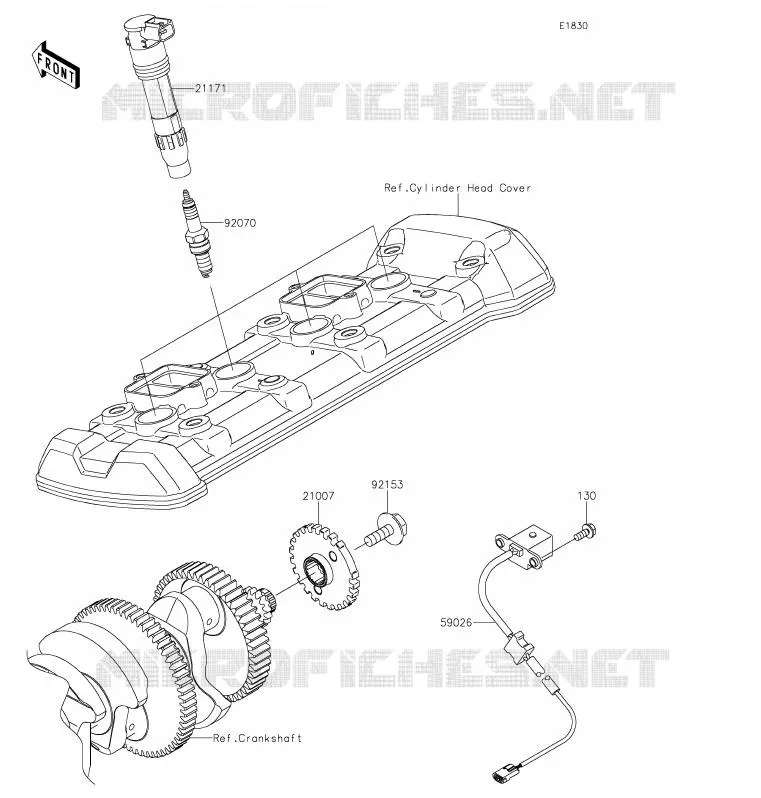 IGNITION SYSTEM Kawasaki MOTOS 1000 2020 Z1000 R EDITION  ZR1000JLF