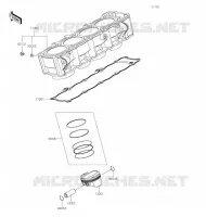 CYLINDER - PISTON   900 kawasaki-motorfietsen 2020 Z900 03
