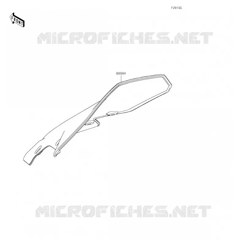 ACCESSORY(Large Meter Cover) Kawasaki MOTOS 900 2020 Z900  ZR900FLF