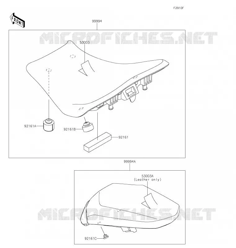 ACCESSORY(Seat) Kawasaki MOTOS 900 2020 Z900  ZR900HLF