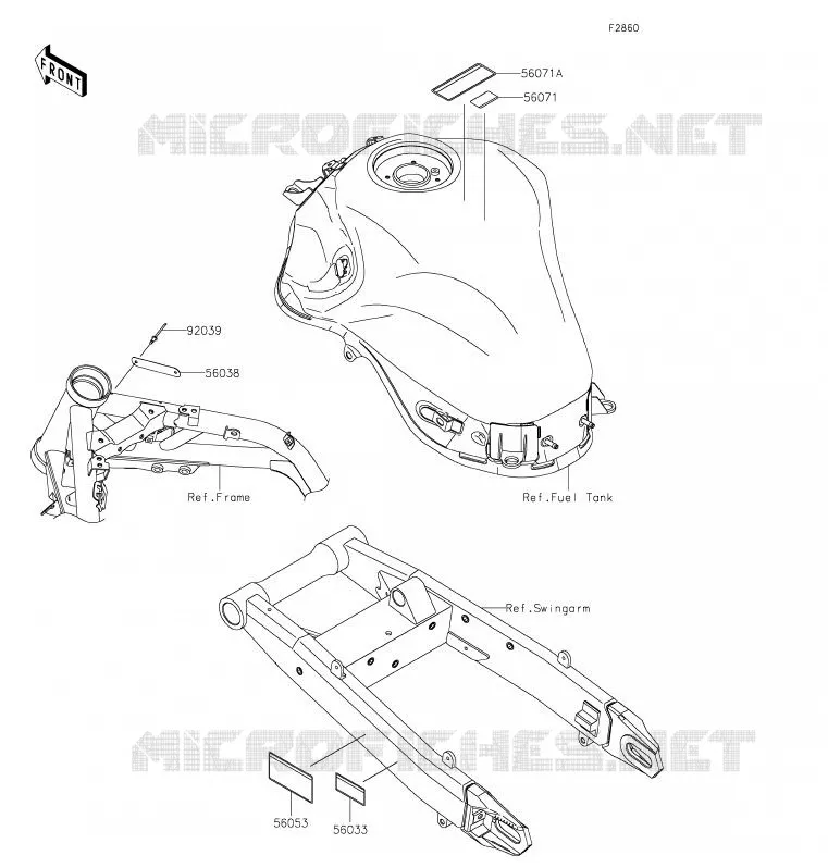 LABELS Kawasaki MOTOS 900 2020 Z900  ZR900HLF