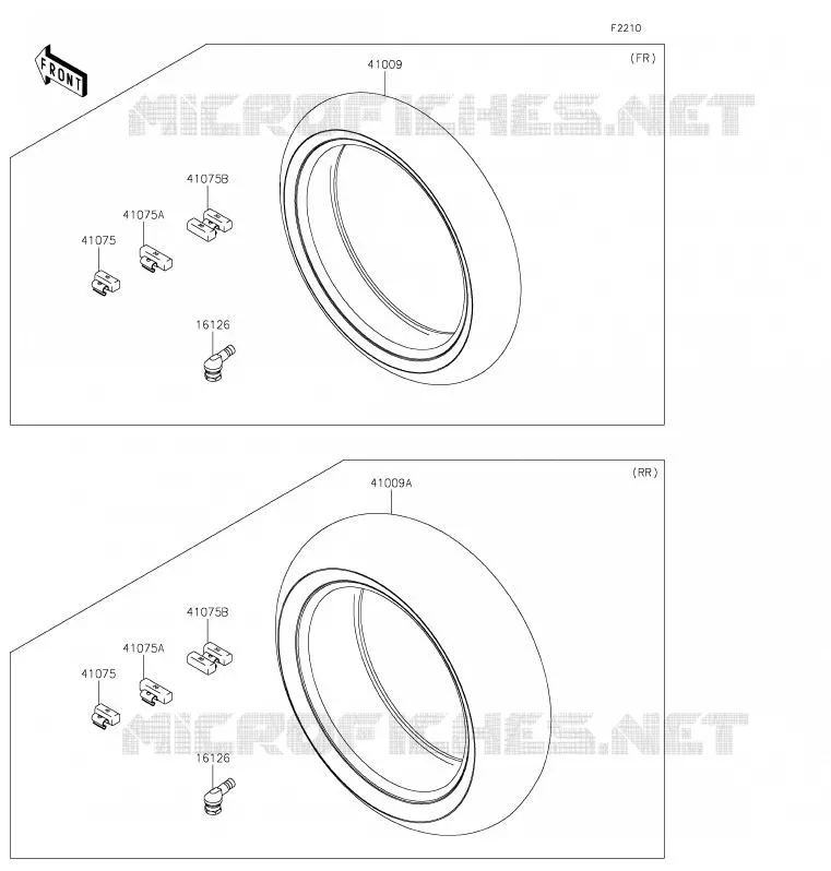 TIRES Kawasaki MOTOS 1000 2019 NINJA H2R  ZX1000YKF