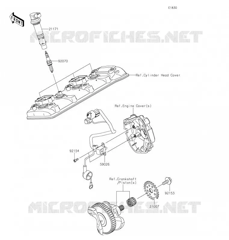 IGNITION SYSTEM Kawasaki MOTOS 1000 2020 NINJA ZX-10R  ZX1002FLFA