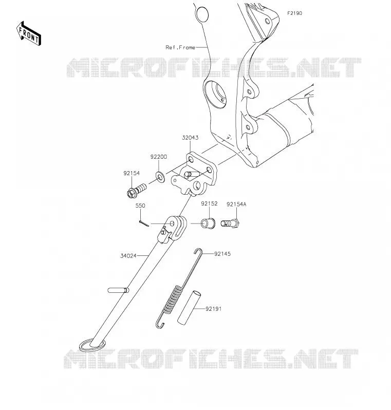 STAND Kawasaki MOTOS 1000 2020 NINJA ZX-10R  ZX1002FLFA