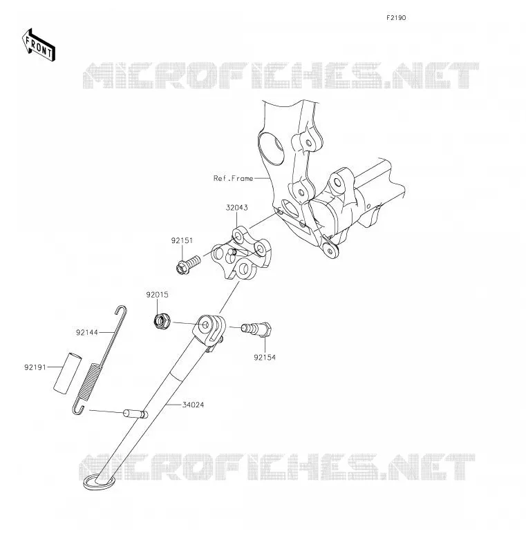 STAND Kawasaki MOTOS 600 2020 NINJA ZX-6R  ZX636HLF