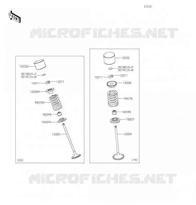 VALVE Kawasaki MOTOS 600 2020 NINJA ZX-6R  ZX636HLF