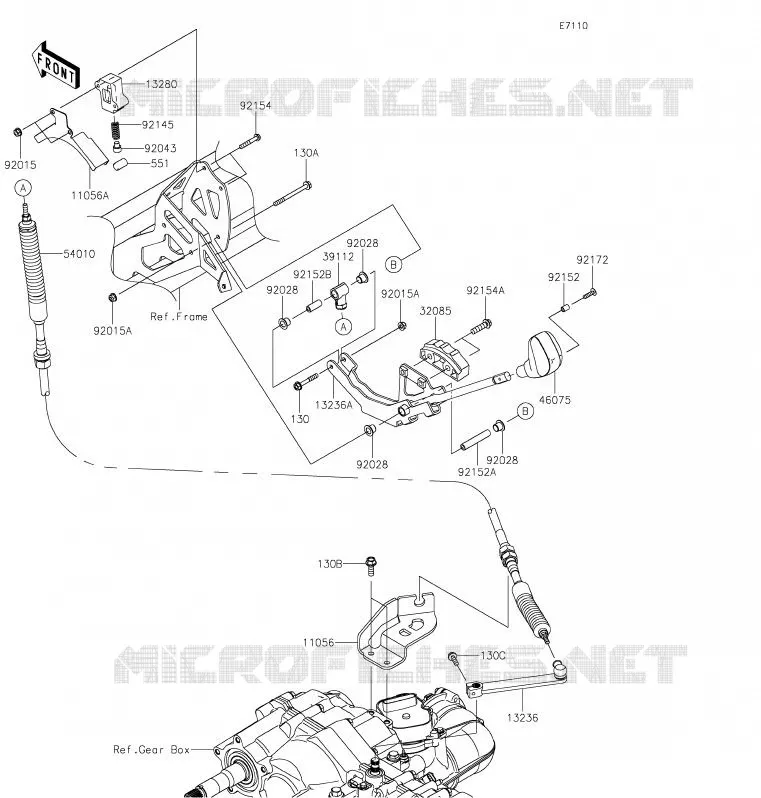 CONTROL Kawasaki SSV 1000 2020 MULE PRO-DXT  KAF1000BLF