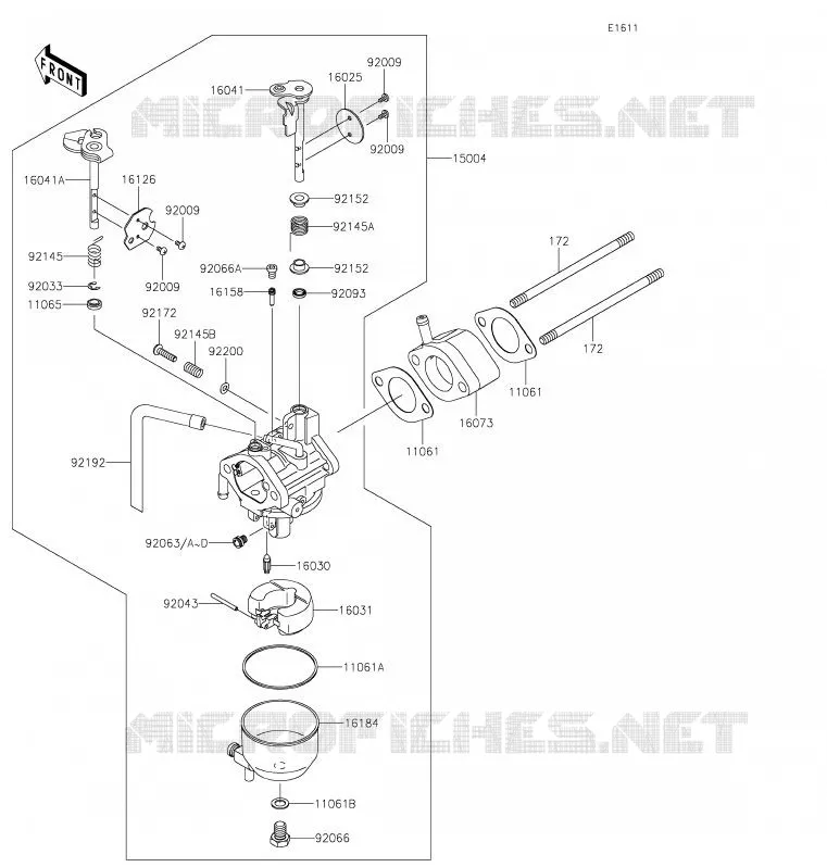 CARBURETOR Kawasaki SSV 400 2020 MULE SX  KAF400JLF