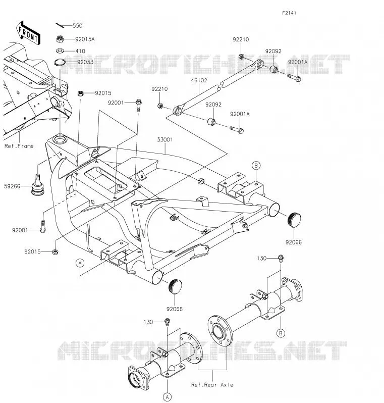 SWINGARM Kawasaki SSV 400 2020 MULE SX  KAF400SLF