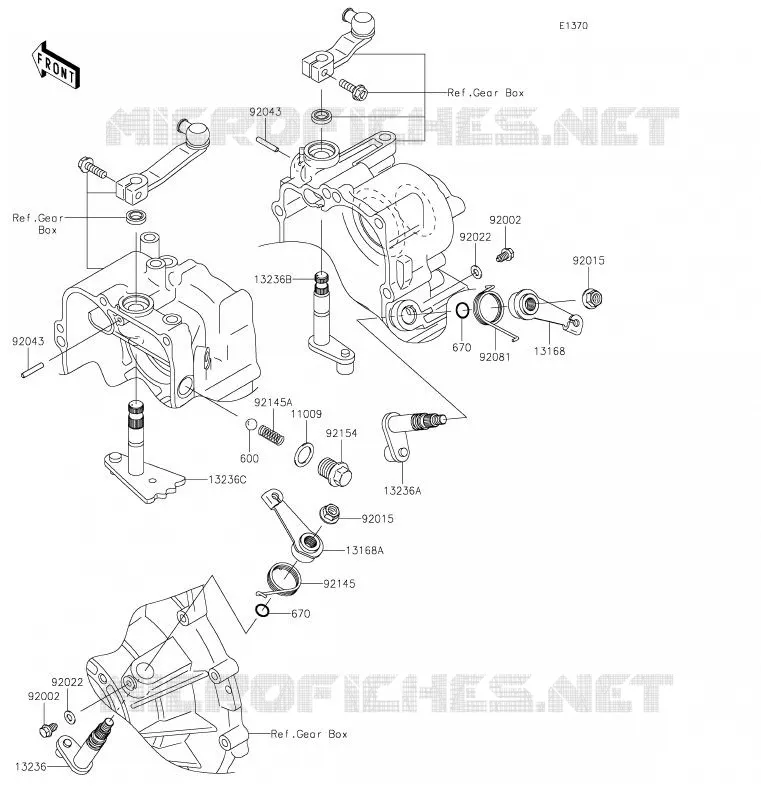 SHIFT Kawasaki SSV 620 2020 MULE 4010 4X4  KAF620MLF