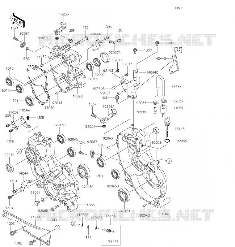 DRIVE SHAFT - FINAL GEAR Kawasaki SSV 620 2020 MULE 4010 4X4  KAF620MLF
