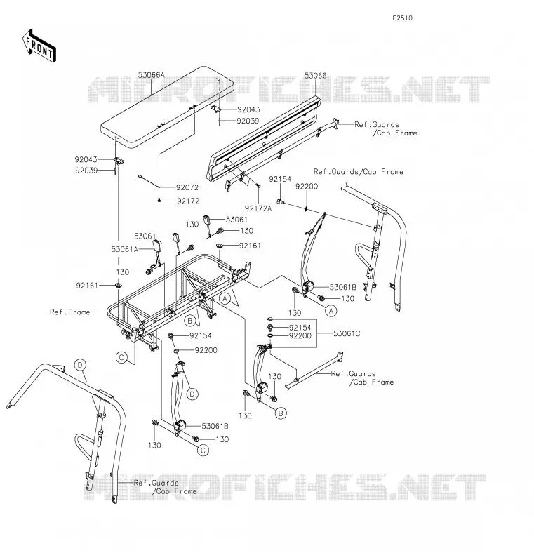 SEAT Kawasaki SSV 820 2020 MULE PRO-FX  KAF820FLF