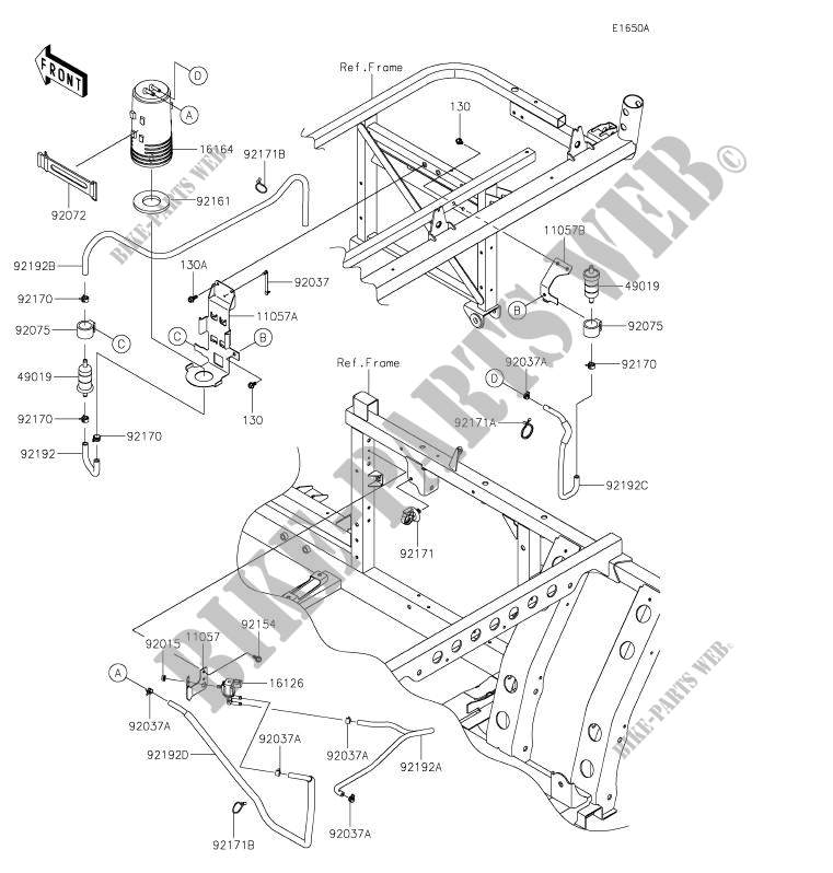 FUEL EVAPORATION SYSTEM(CA) voor Kawasaki MULE PRO-FXR 2020