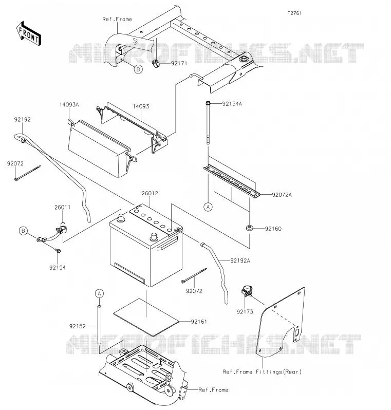 BATTERIE Kawasaki SSV 1000 2020 TERYX KRX 1000  KRF1000ALF