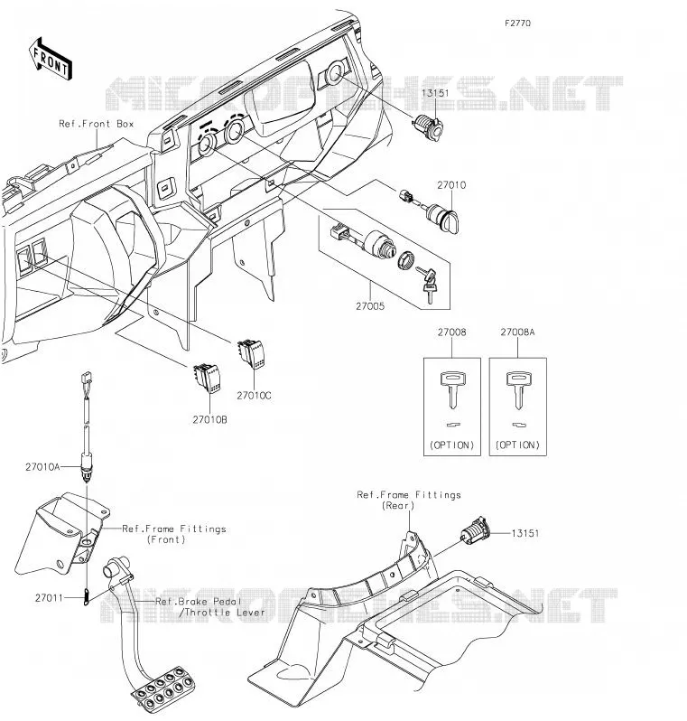 SWITCH Kawasaki SSV 800 2020 TERYX  KRF800HLF