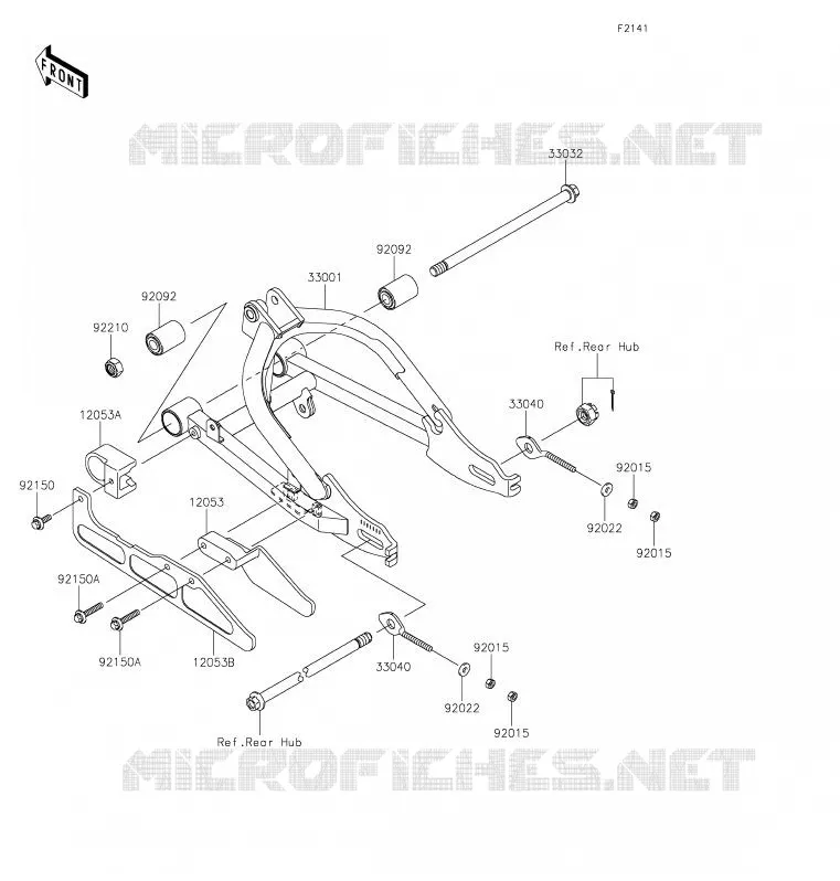 SWINGARM Kawasaki TOUT-TERRAIN 110 2020 KLX110L  KLX110DLF