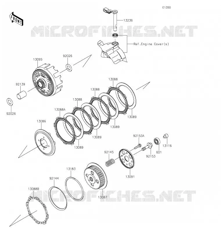 CLUTCH Kawasaki TOUT-TERRAIN 140 2020 KLX140  KLX140ALF
