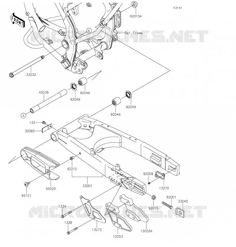 SWINGARM Kawasaki TOUT-TERRAIN 140 2020 KLX140  KLX140ALF