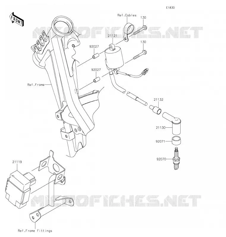 IGNITION SYSTEM Kawasaki TOUT-TERRAIN 140 2020 KLX140L  KLX140BLF