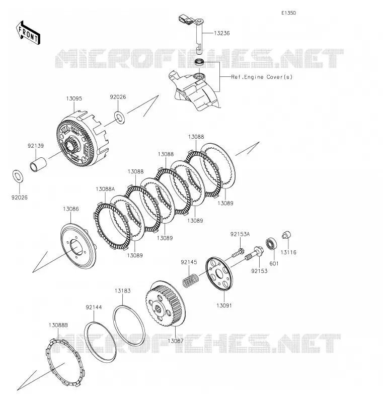 CLUTCH Kawasaki TOUT-TERRAIN 140 2020 KLX140G  KLX140CLF