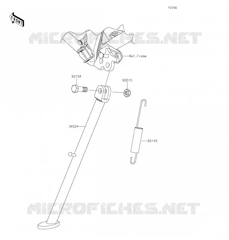 STAND Kawasaki TOUT-TERRAIN 140 2020 KLX140G  KLX140CLF
