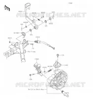 BRAKE PEDAL voor Kawasaki BRUTE FORCE 750 4X4I EPS 2021