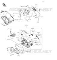 CARBURETOR voor Kawasaki BRUTE FORCE 750 4X4I EPS 2021