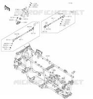 CHASSIS voor Kawasaki BRUTE FORCE 750 4X4I EPS 2021