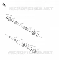 DRIVE SHAFT(H&Eacute;LICE) voor Kawasaki BRUTE FORCE 750 4X4I EPS 2021
