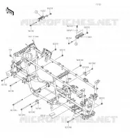 ENGINE MOUNT voor Kawasaki BRUTE FORCE 750 4X4I EPS 2021