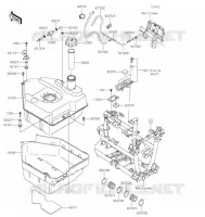 FUEL TANK voor Kawasaki BRUTE FORCE 750 4X4I EPS 2021