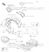 LABELS voor Kawasaki BRUTE FORCE 750 4X4I EPS 2021