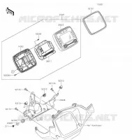 METERS voor Kawasaki BRUTE FORCE 750 4X4I EPS 2021